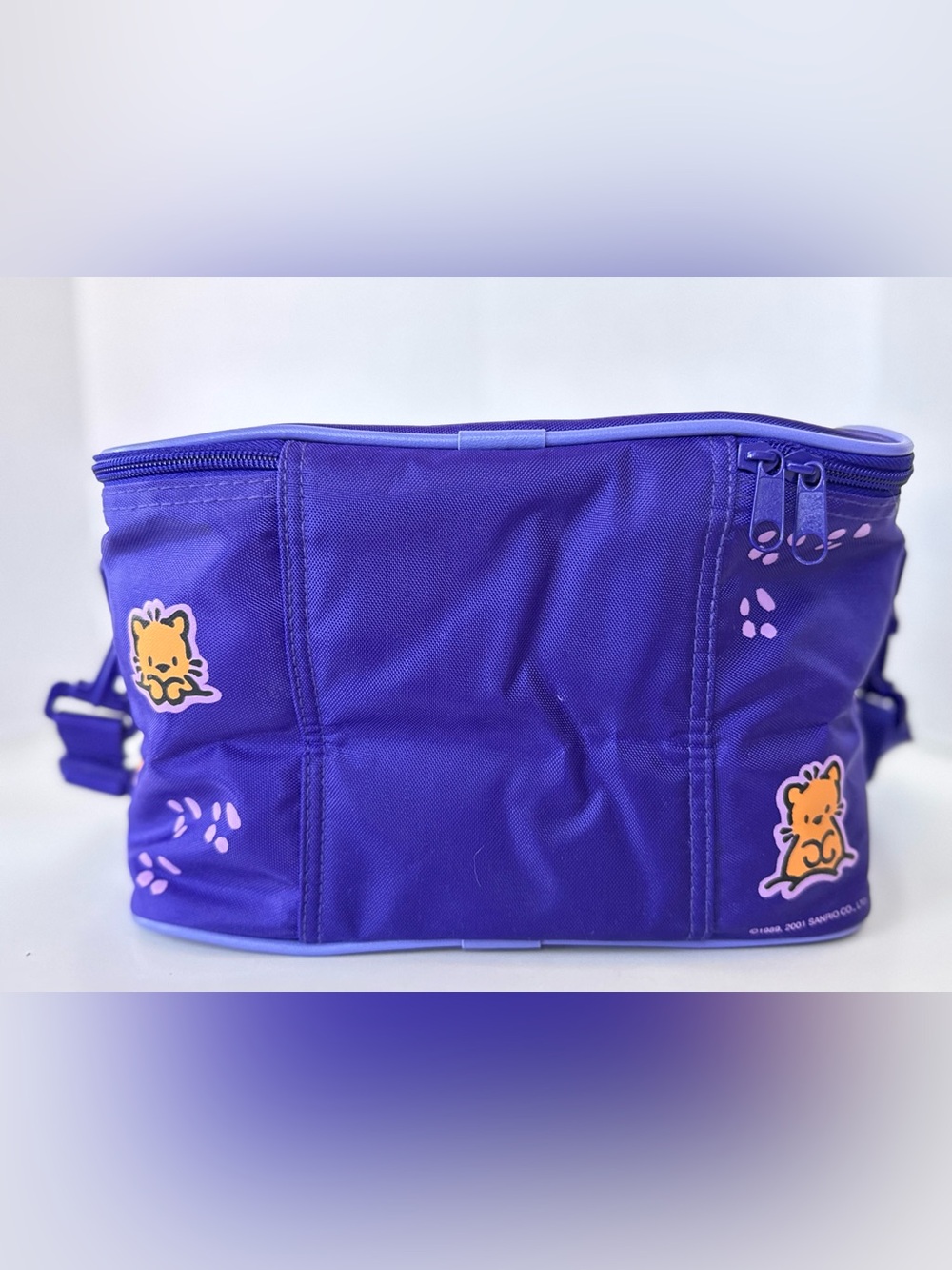 Sanrio Pochacco Purple Insulated Lunch Bag Cooler Crossbody Y2K Kawaii - Picture 3 of 13